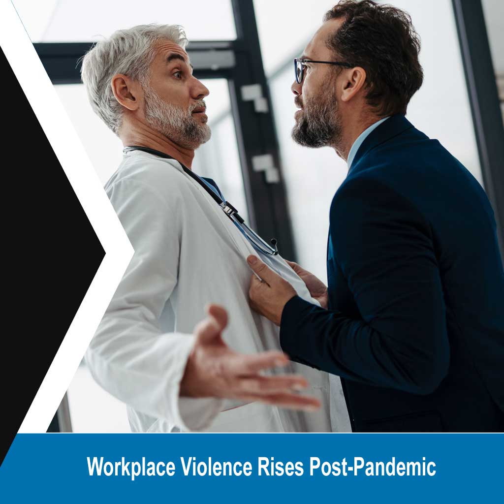 Healthcare worker getting attacked in case of workplace violence post-pandemic