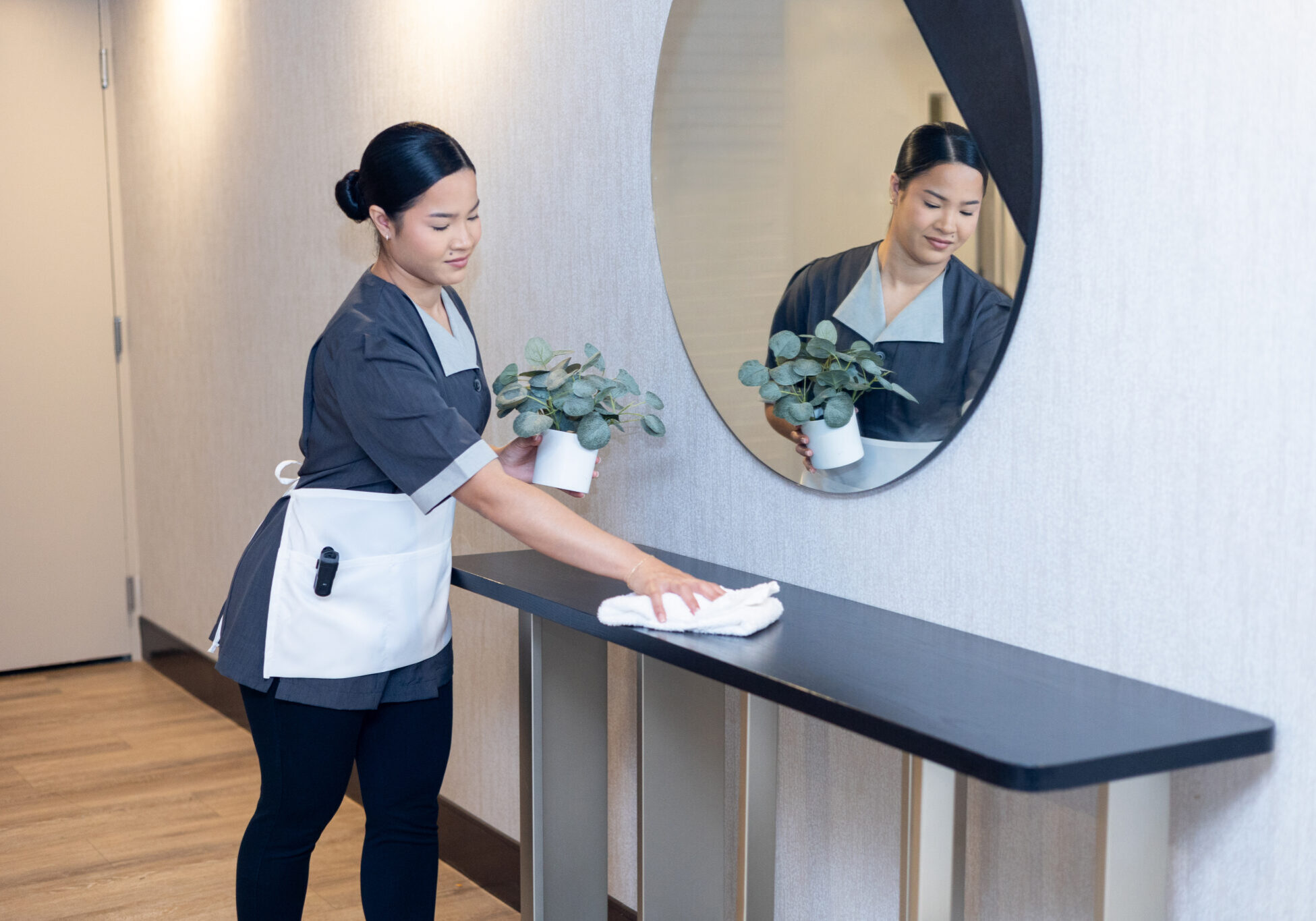 Hotel staff feeling safe thanks to staff protection device
