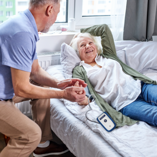 senior-female-patient-hospital Sensatec fall management
